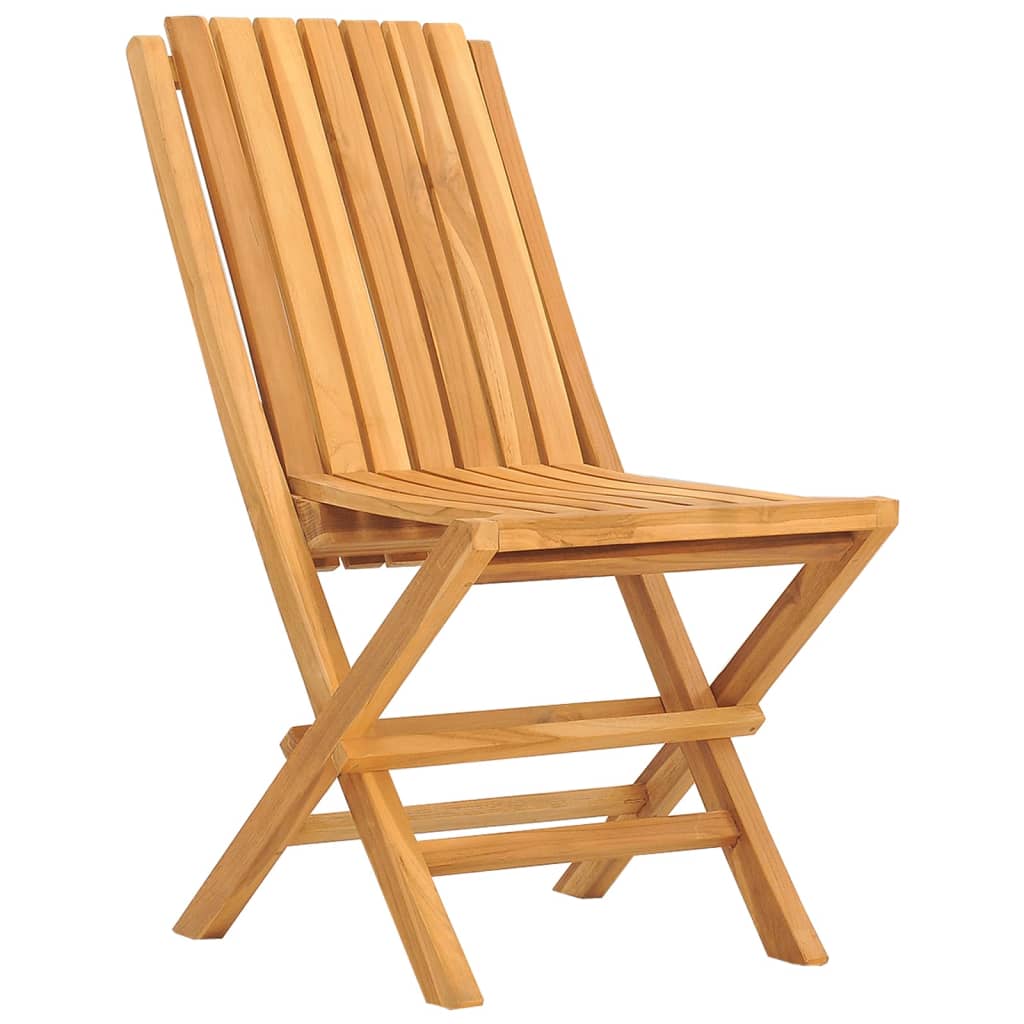 vidaXL Sulankstomos sodo kėdės, 4vnt., 47x47x89cm, tikmedžio masyvas