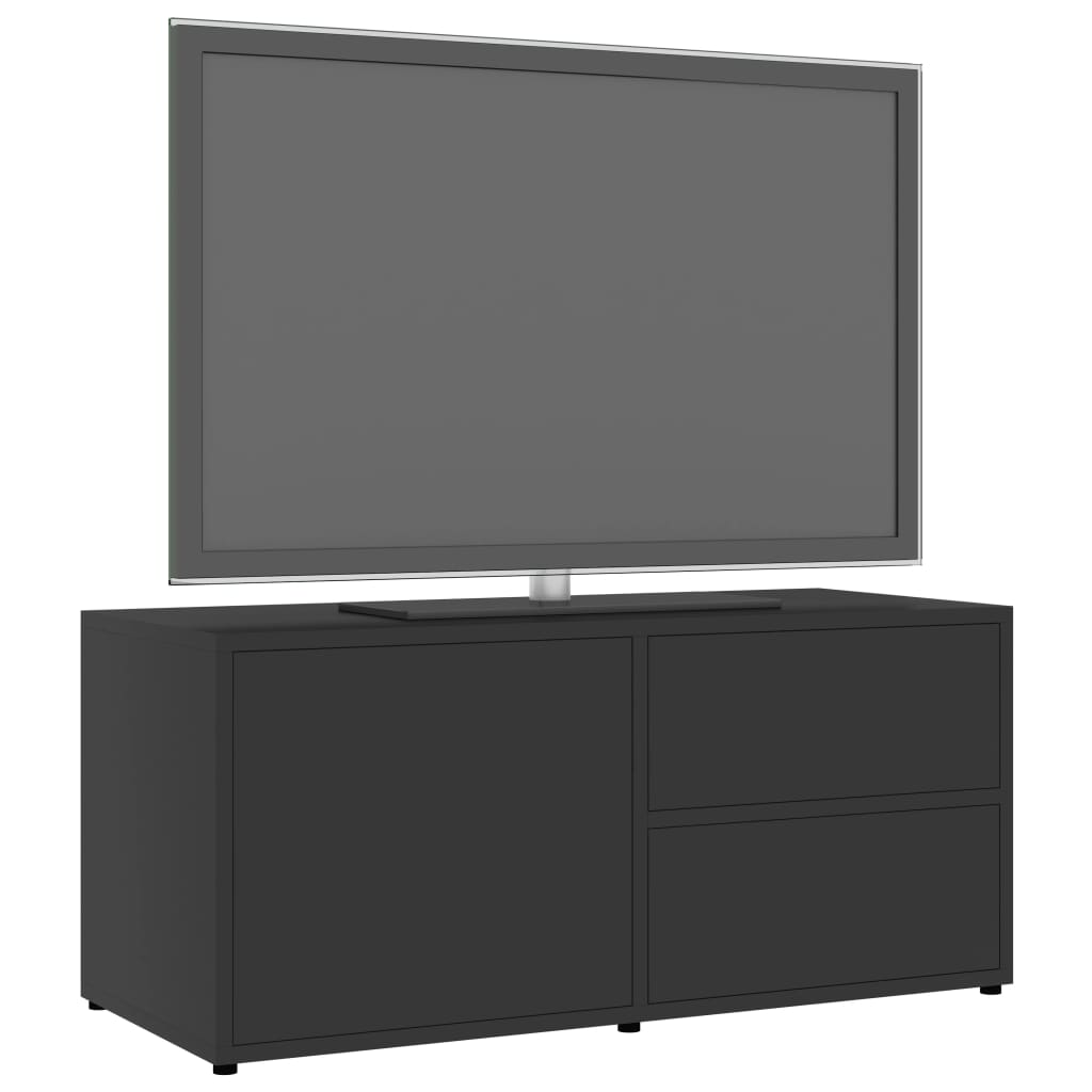 vidaXL Televizoriaus spintelė, pilka, 80x34x36cm, apdirbta mediena
