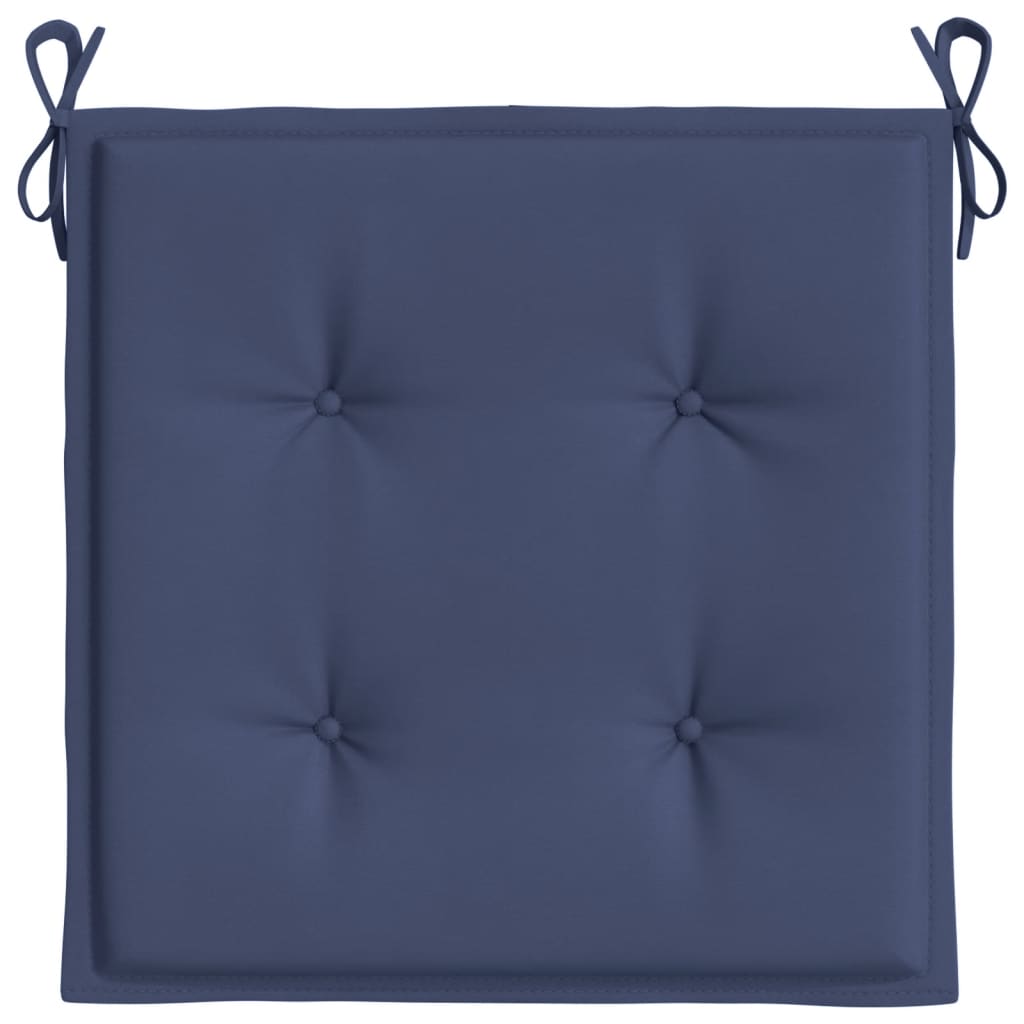 vidaXL Palečių pagalvėlės, 2vnt., mėlynos, 40x40x3cm, oksfordo audinys