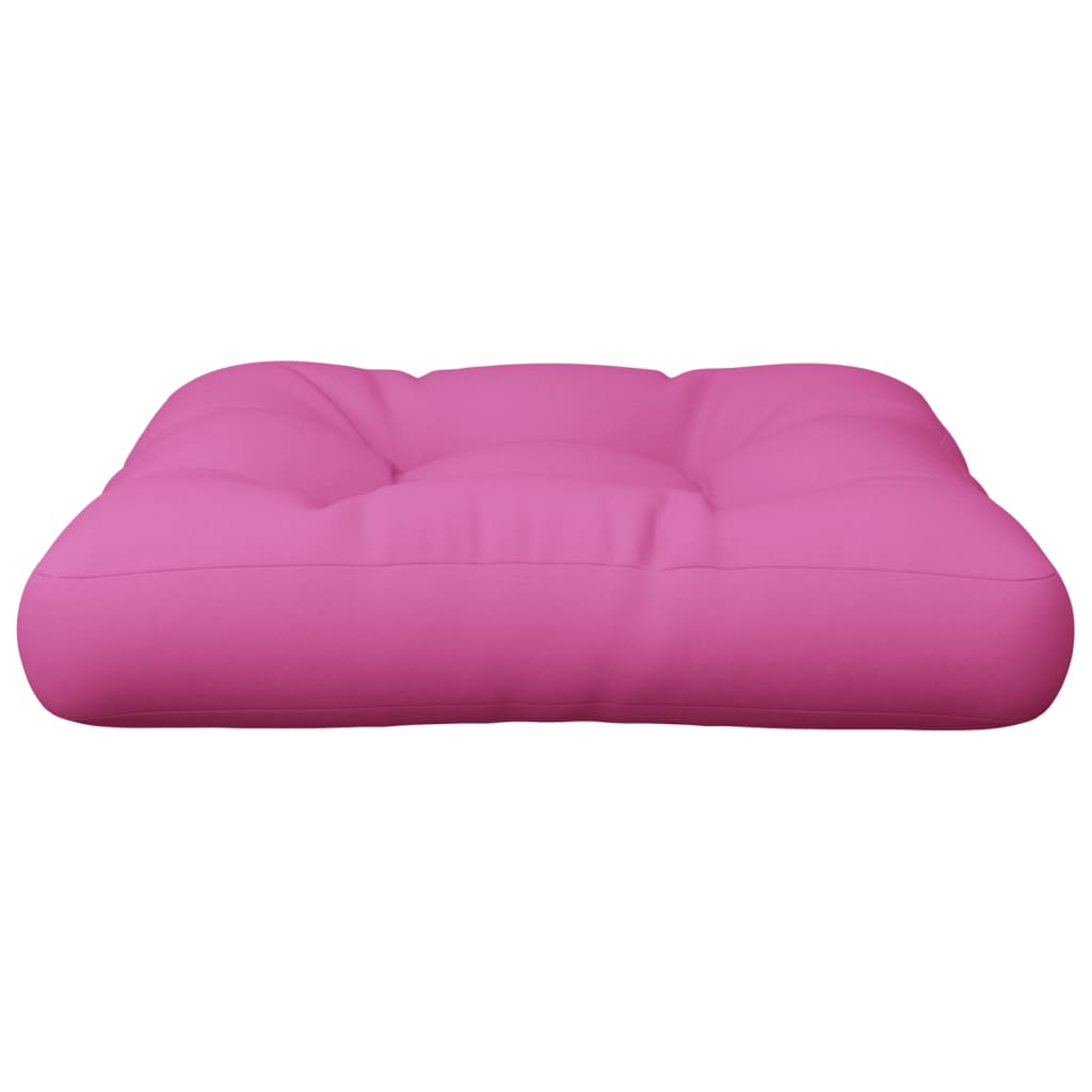 vidaXL Paletės pagalvėlė, rožinės spalvos, 50x50x12cm, audinys