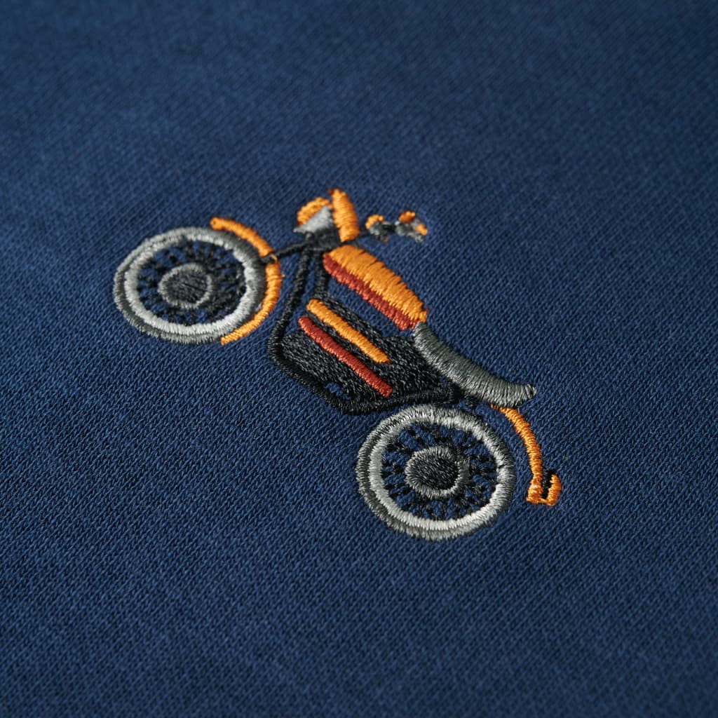 Vaikiškas sportinis megztinis, mėlynos indigo spalvos, 104 dydžio