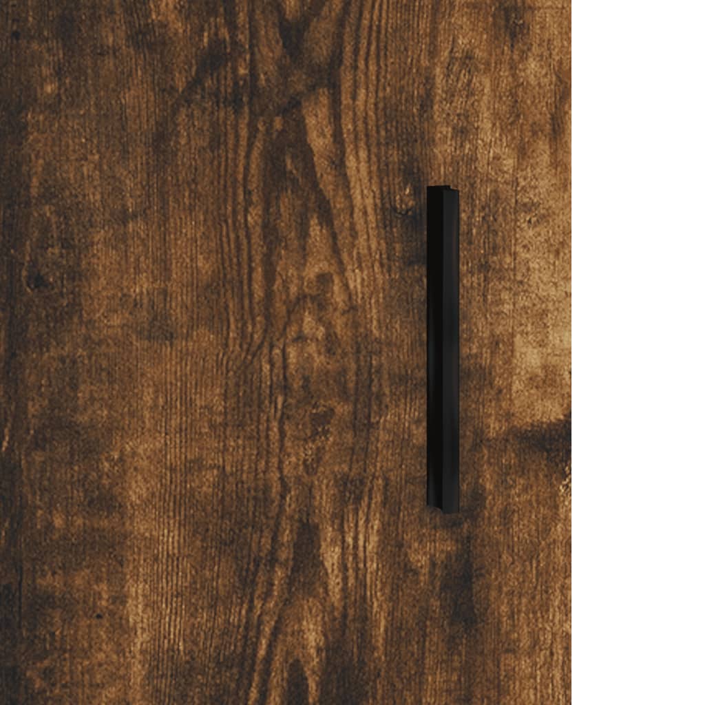 vidaXL Komoda, dūminio ąžuolo spalvos, 69,5x34x180cm, apdirbta mediena