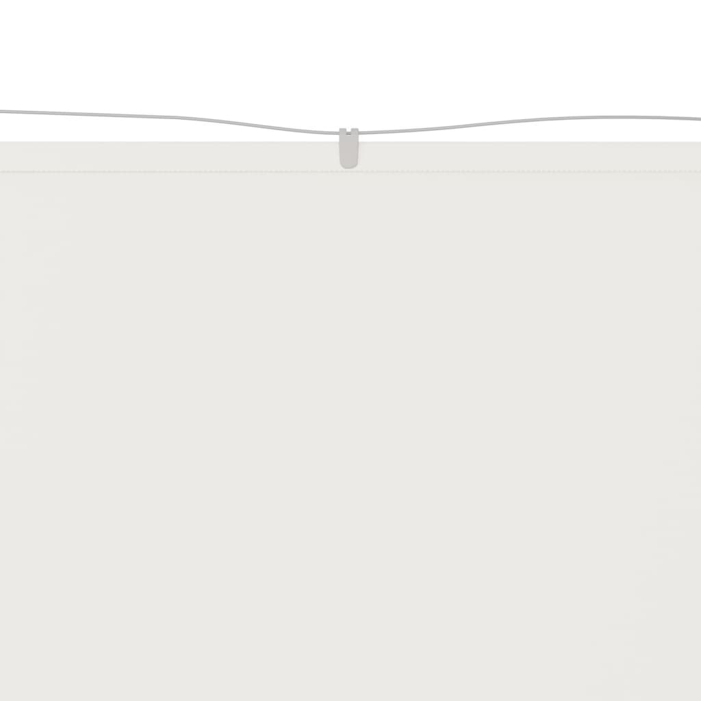 vidaXL Vertikali markizė, baltos spalvos, 180x1200cm, oksfordo audinys
