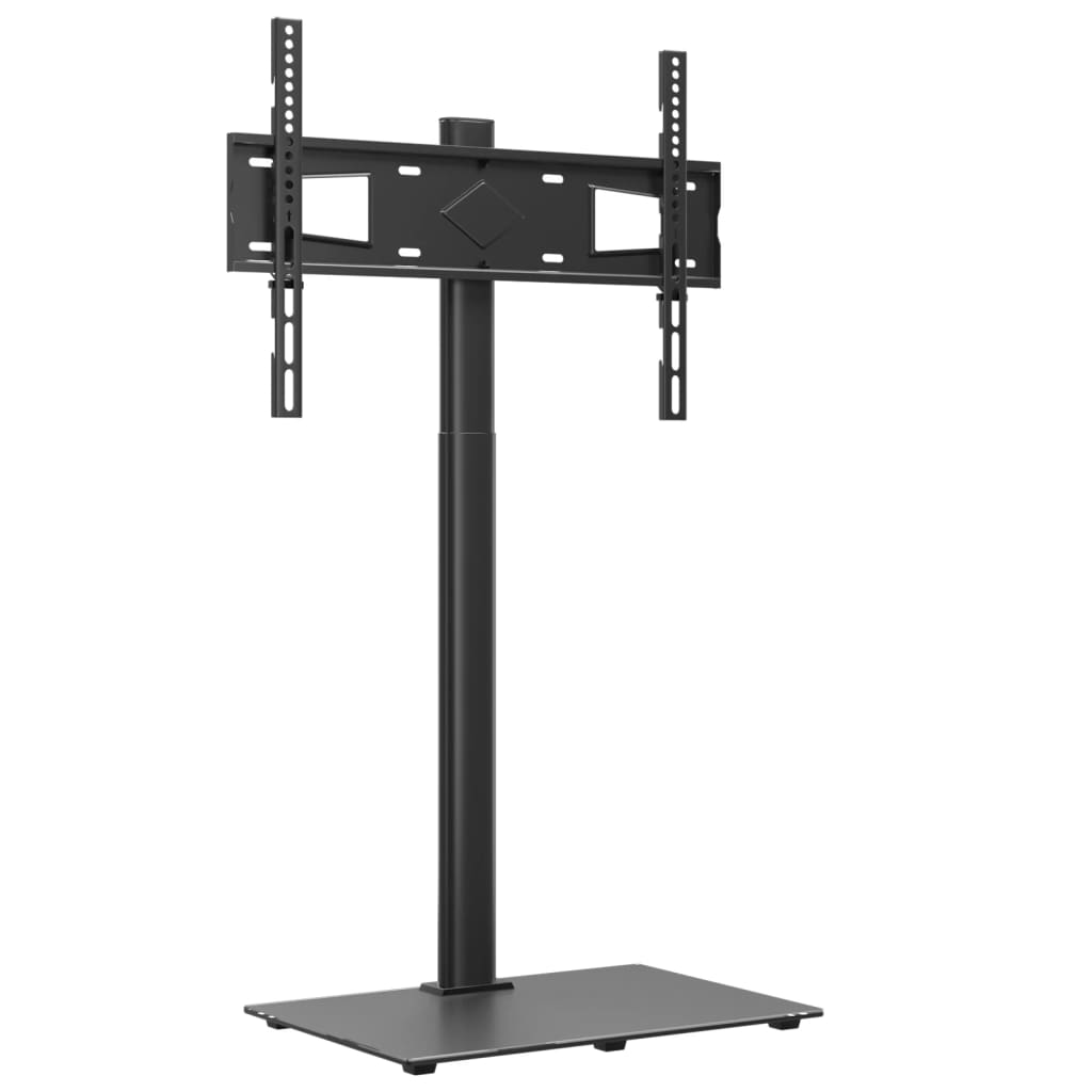 vidaXL Kampinis TV staliukas, 1 aukšto, juodas, 32-65 colių TV