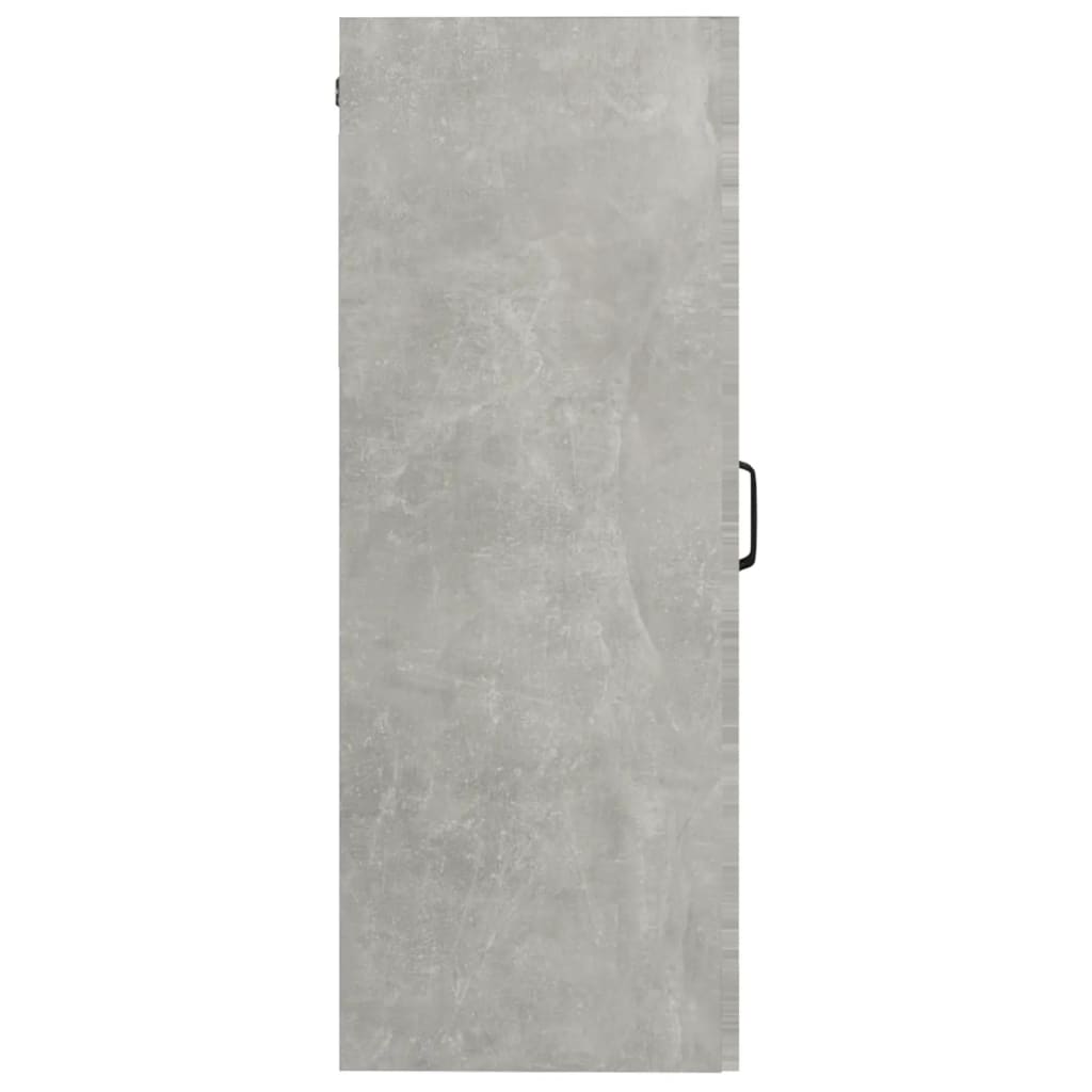 vidaXL Pakabinama sieninė spintelė, betono pilka, 69,5x34x90cm