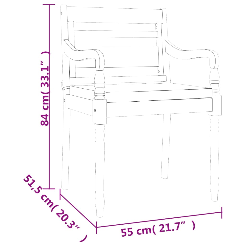 vidaXL Sodo komplektas su pagalvėlėmis, 7 dalių, tikmedžio masyvas