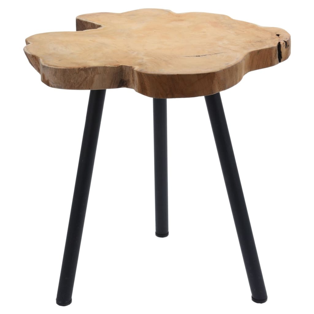 H&S Collection Šoninis staliukas, 40cm, tikmedžio mediena