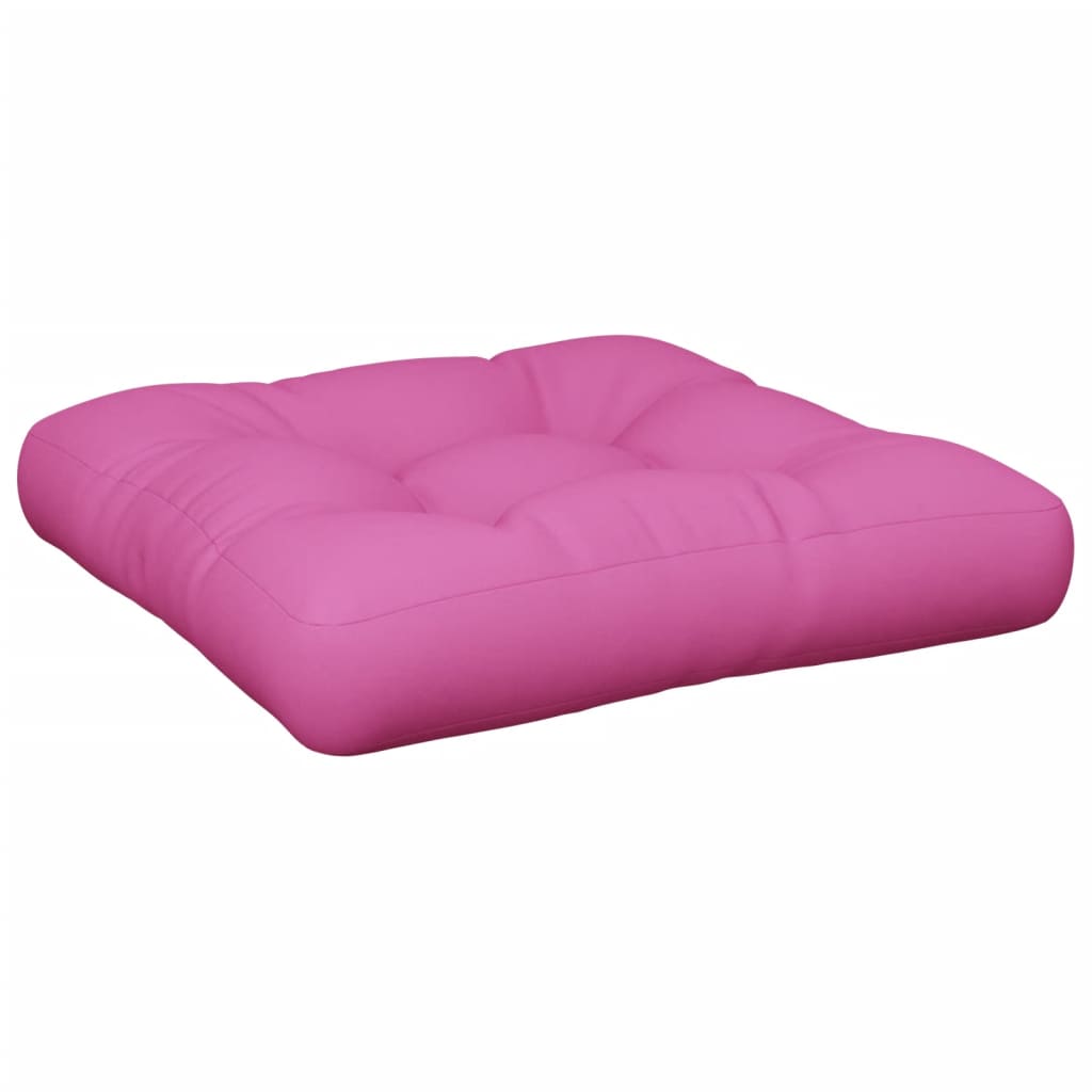 vidaXL Paletės pagalvėlė, rožinės spalvos, 50x50x12cm, audinys
