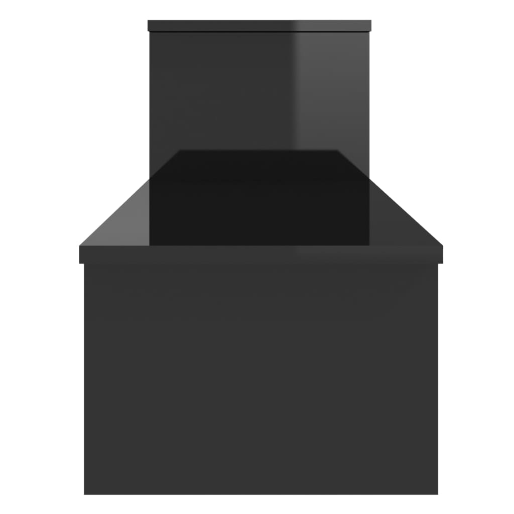 vidaXL Televizoriaus spintelė, juoda, 180x30x43cm, apdirbta mediena