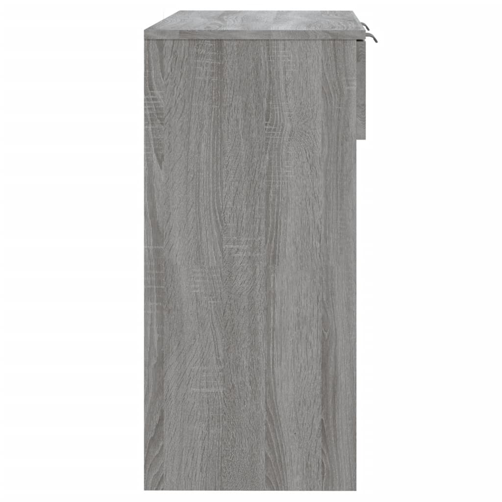 vidaXL Konsolinis staliukas, pilkas ąžuolo, 90x36x75cm, mediena
