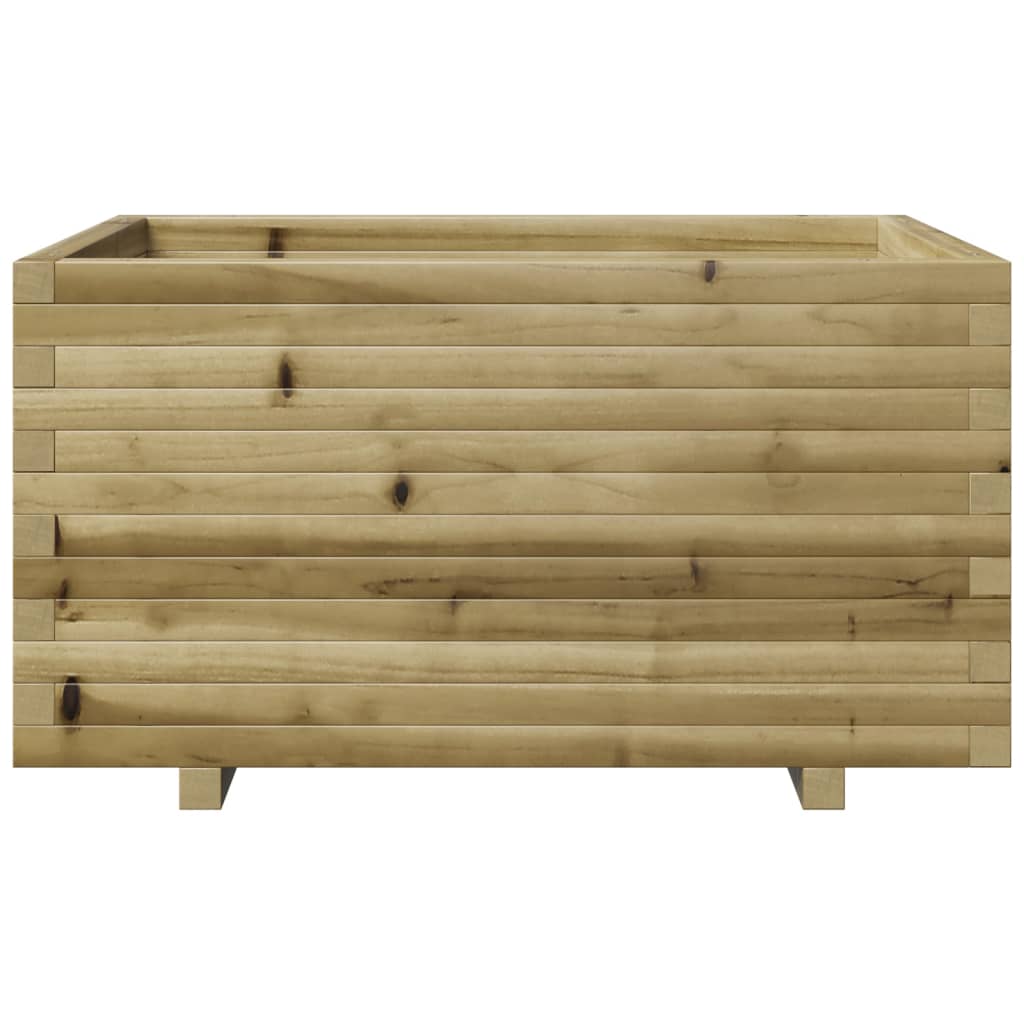 vidaXL Sodo lovelis, 90x60x49,5cm, impregnuota pušies mediena