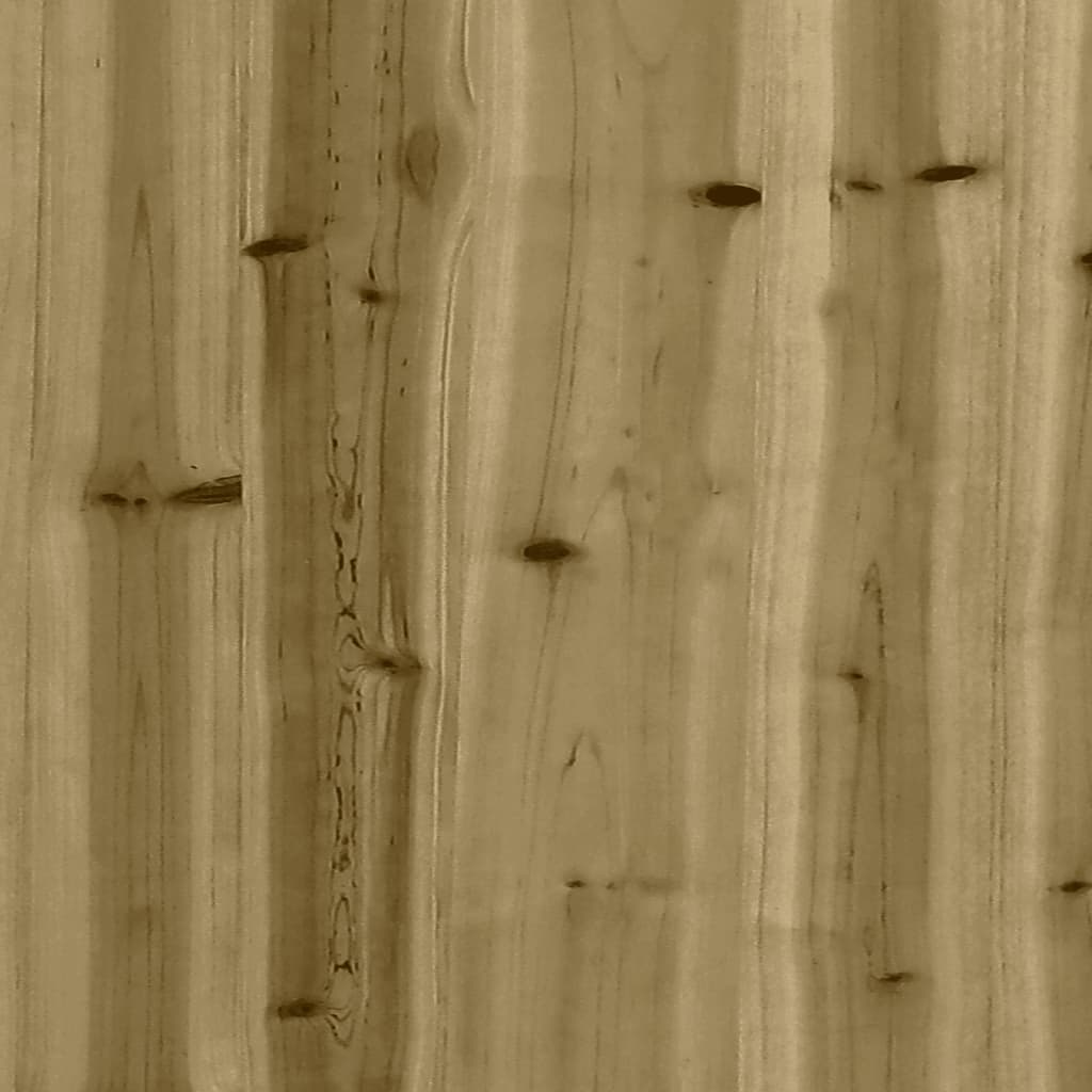 vidaXL Sodo lovelis, 50x50x68,5cm, impregnuota pušies mediena