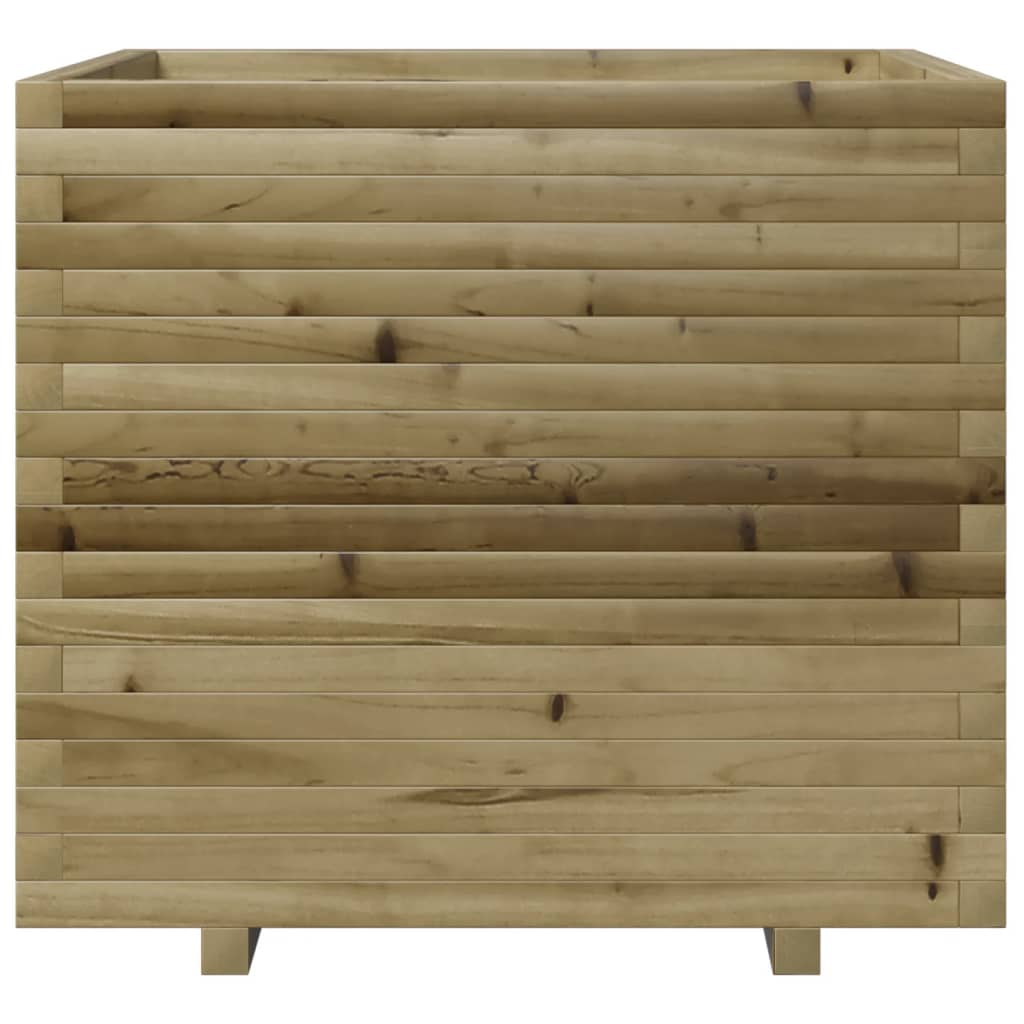 vidaXL Sodo lovelis, 80x80x72cm, impregnuota pušies mediena