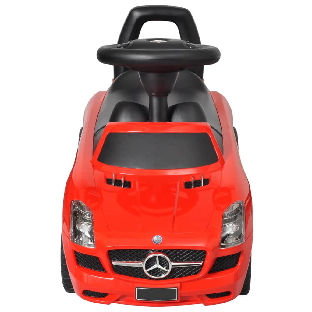 vidaXL Kojomis varomas vaikiškas automobilis, raudonos spalvos