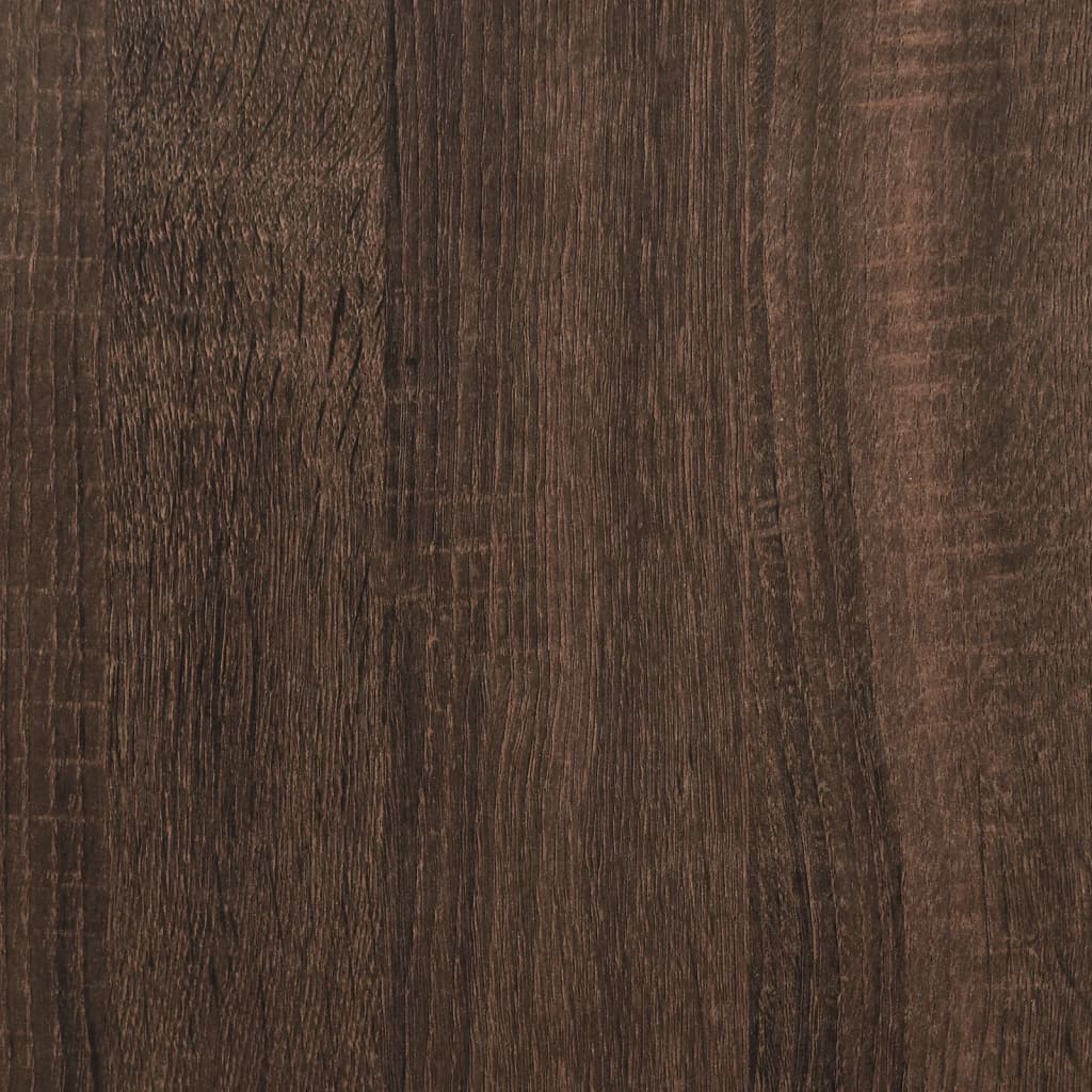vidaXL Lovos rėmas, rudos ąžuolo spalvos, 150x200cm, apdirbta mediena