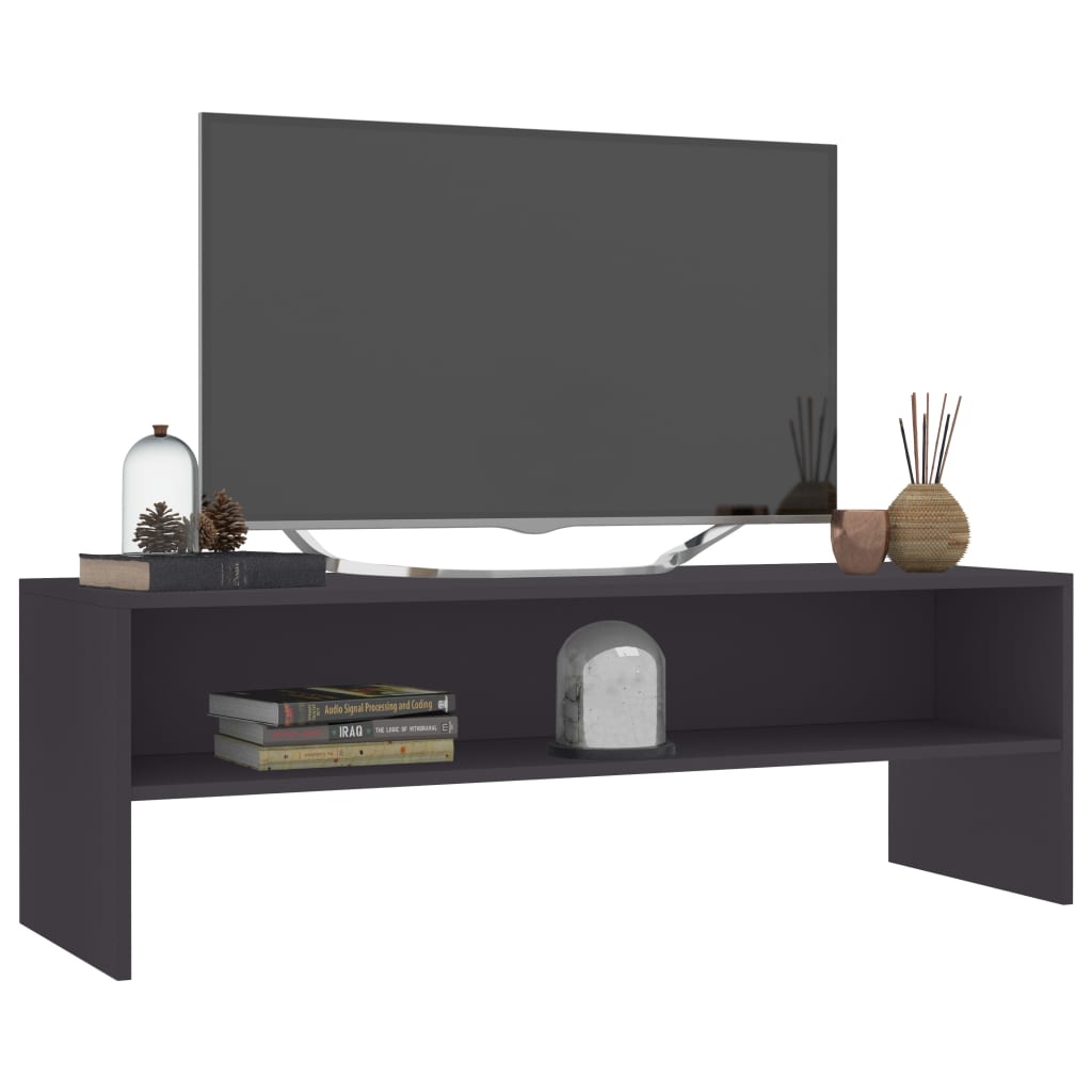 vidaXL Televizoriaus spintelė, pilka, 120x40x40cm, apdirbta mediena