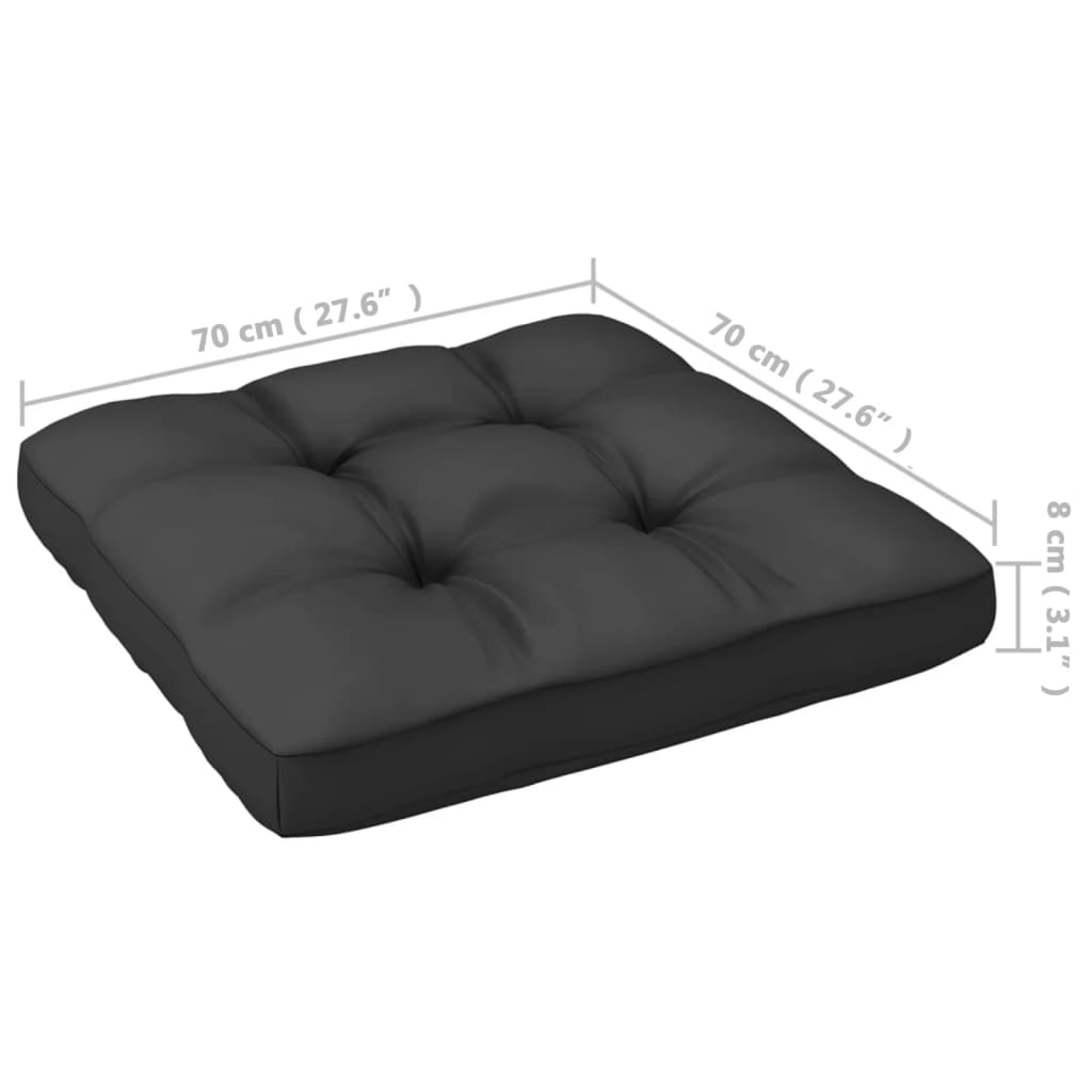 vidaXL Dvivietė sodo sofa su pagalvėlėmis, balta, pušies masyvas