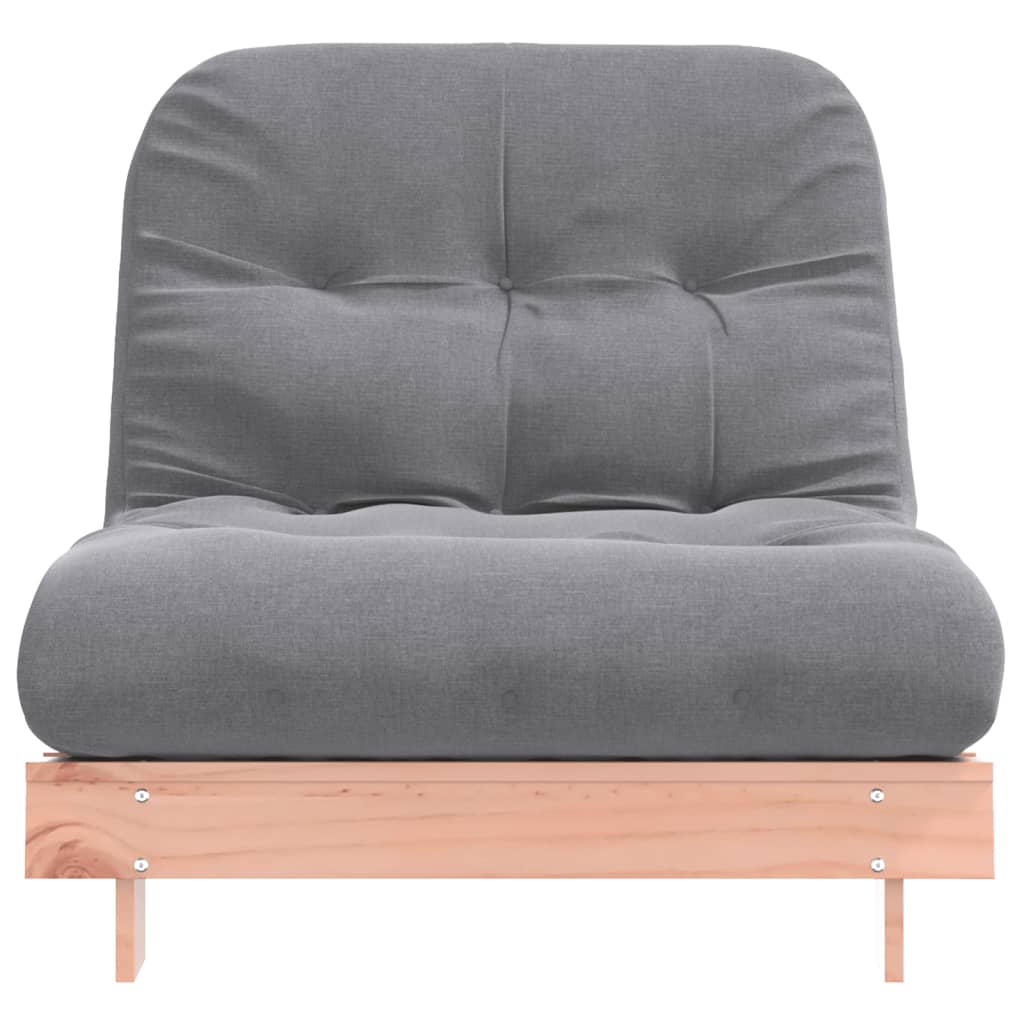 vidaXL Futono sofa-lova su čiužiniu, 80x206x11cm, douglas eglė