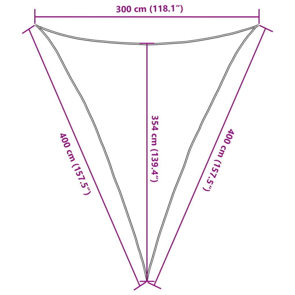 vidaXL Burė nuo saulės, pilka, 3x4x4m, 100% oksfordo poliesteris