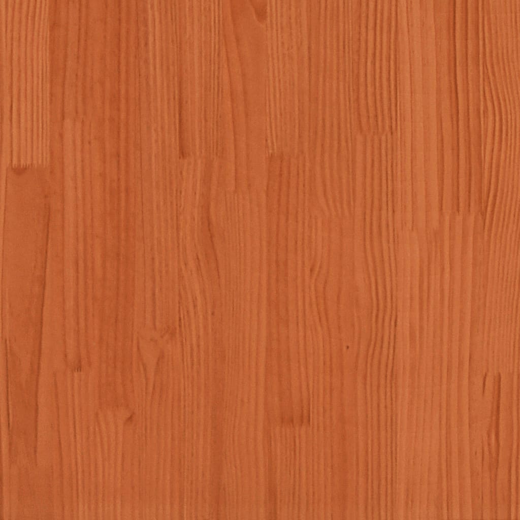 vidaXL Galvūgalis, vaško rudos spalvos, 160cm, pušies medienos masyvas