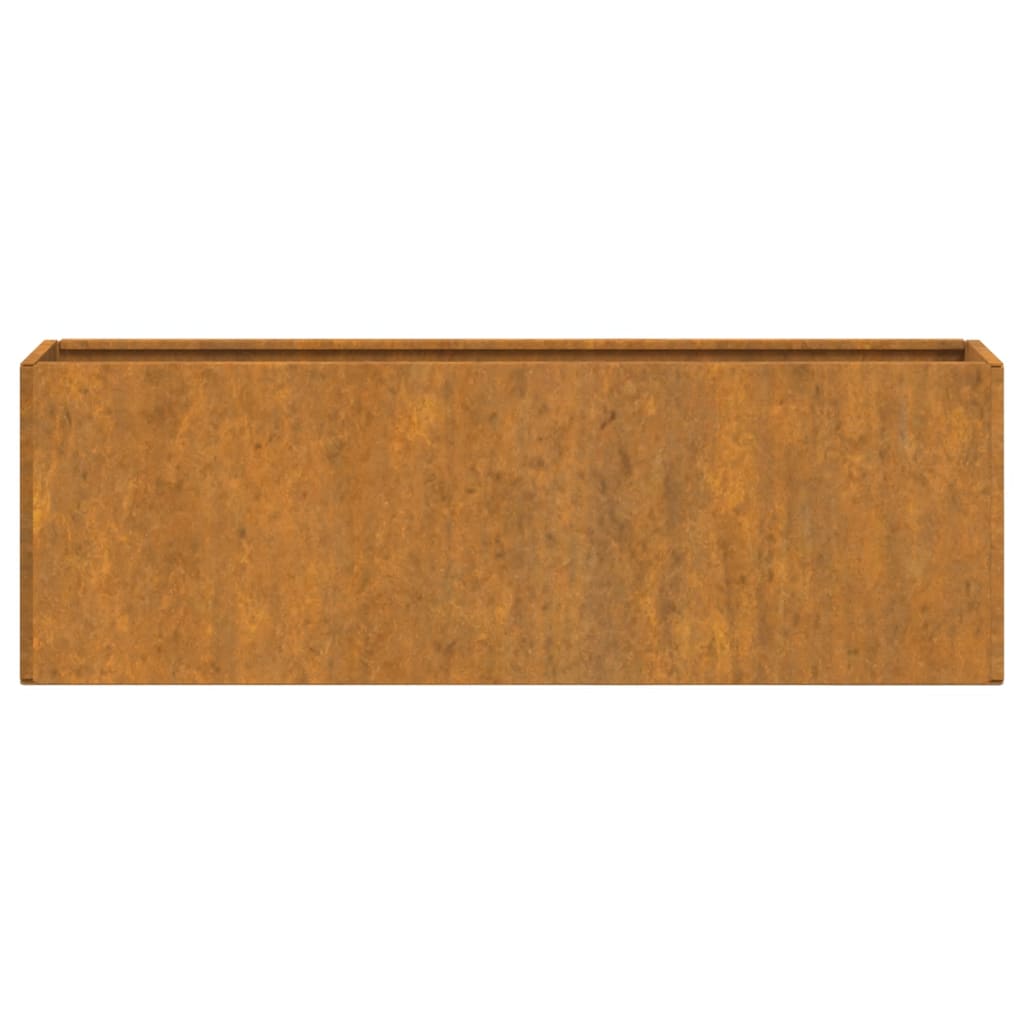 vidaXL Sieniniai loveliai, 2vnt., rūdžių, 53x10x17cm, Corten plienas