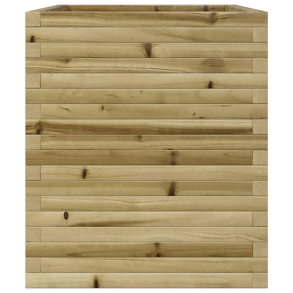 vidaXL Sodo lovelis, 90x60x68,5cm, impregnuota pušies mediena