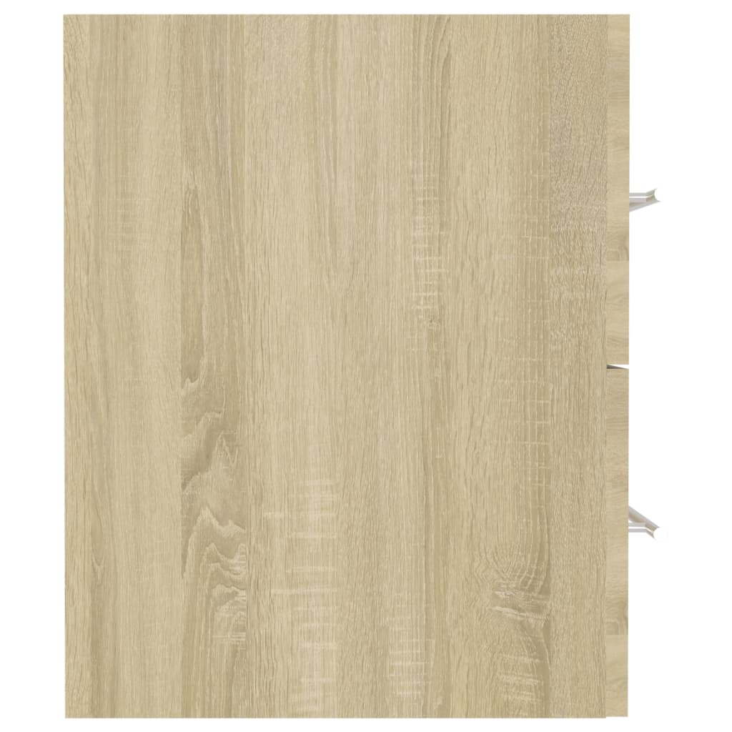 vidaXL Spintelė praustuvui, ąžuolo, 41x38,5x48cm, apdirbta mediena