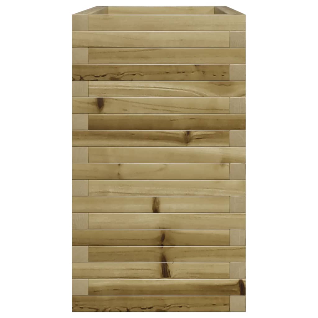 vidaXL Sodo lovelis, 110x40x72cm, impregnuota pušies mediena