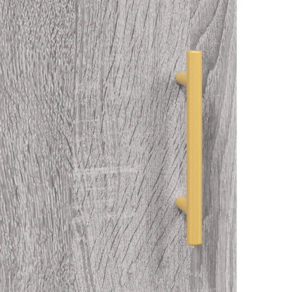 vidaXL Naktinės spintelės, 2vnt., pilkos ąžuolo, 40x40x50cm, mediena