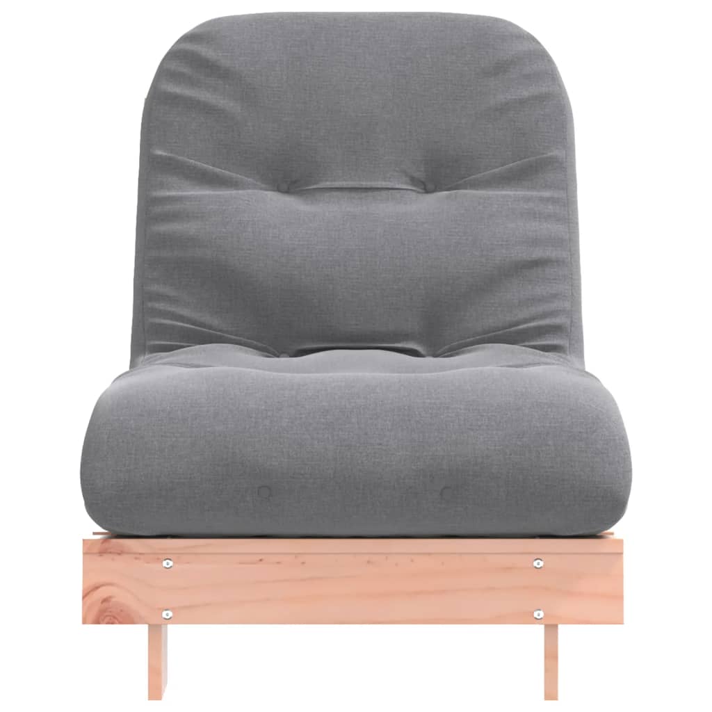 vidaXL Futono sofa-lova su čiužiniu, 70x206x11cm, douglas eglė