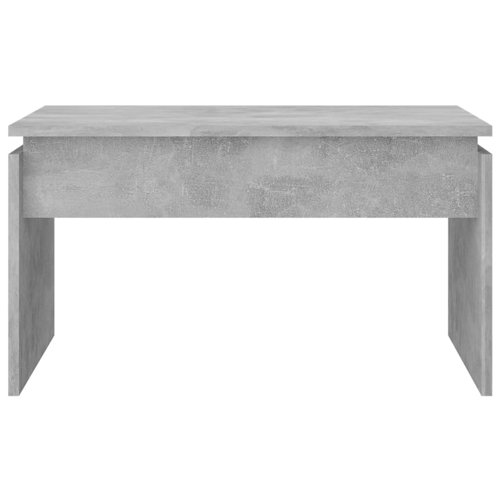 vidaXL Kavos staliukas, betono pilkas, 68x50x38cm, apdirbta mediena