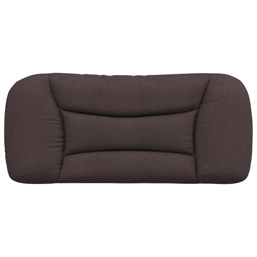 vidaXL Galvūgalio pagalvėlė, tamsiai rudos spalvos, 90 cm, audinys