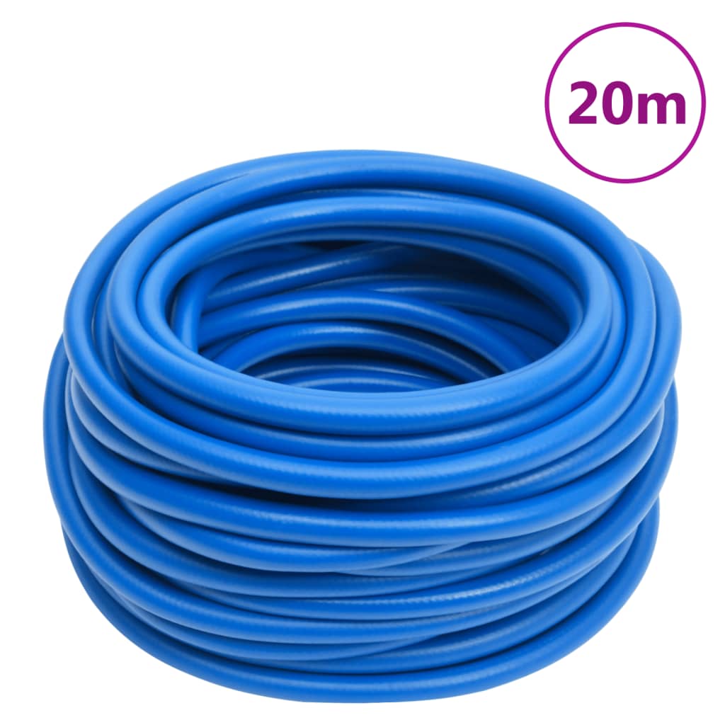 vidaXL Oro žarna, mėlynos spalvos, 0,6", 20m, PVC