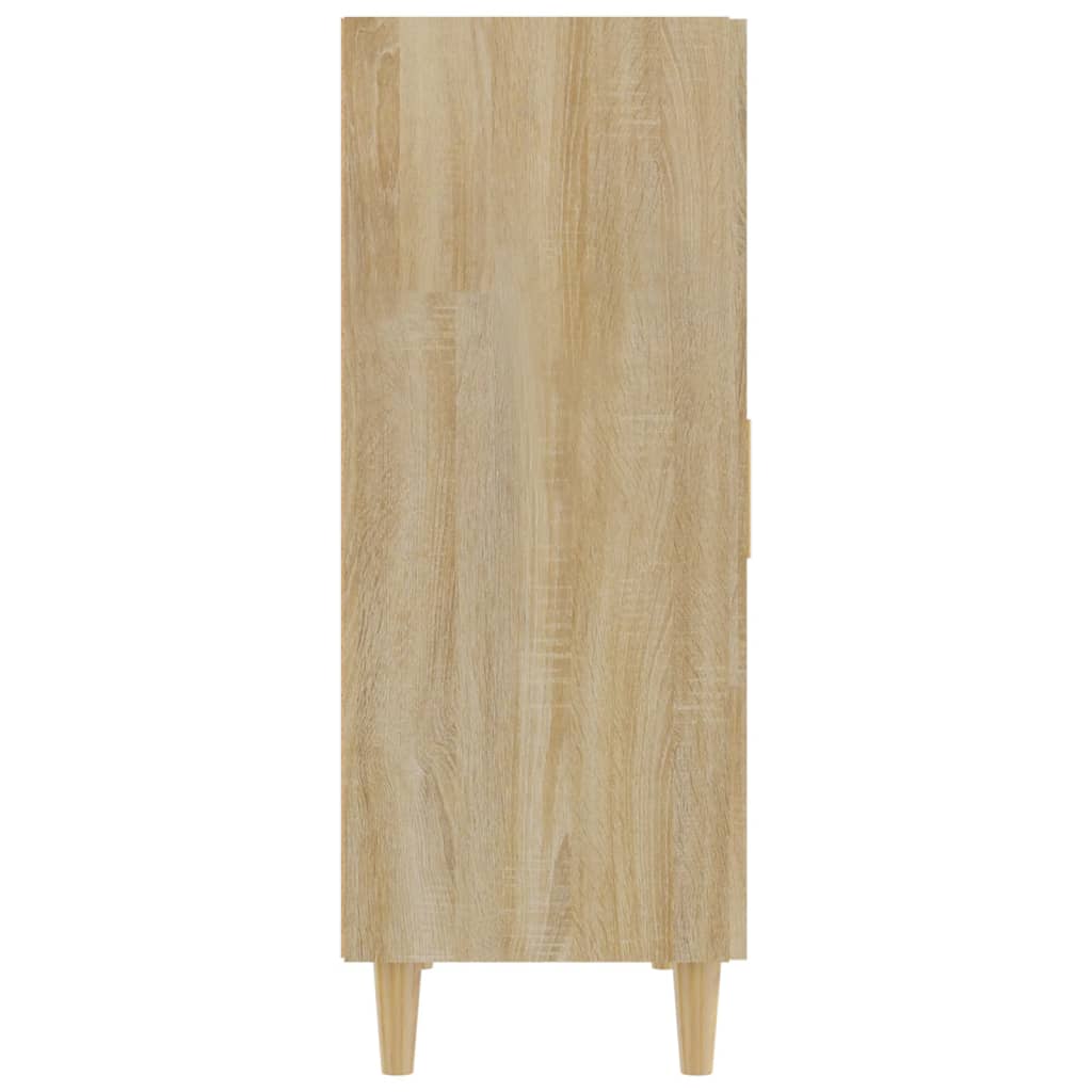 vidaXL Šoninė spintelė, ąžuolo spalvos, 70x34x90cm, apdirbta mediena