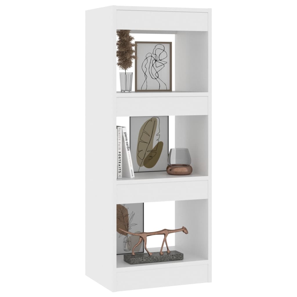 vidaXL Spintelė knygoms/kambario pertvara, balta, 40x30x103cm, mediena
