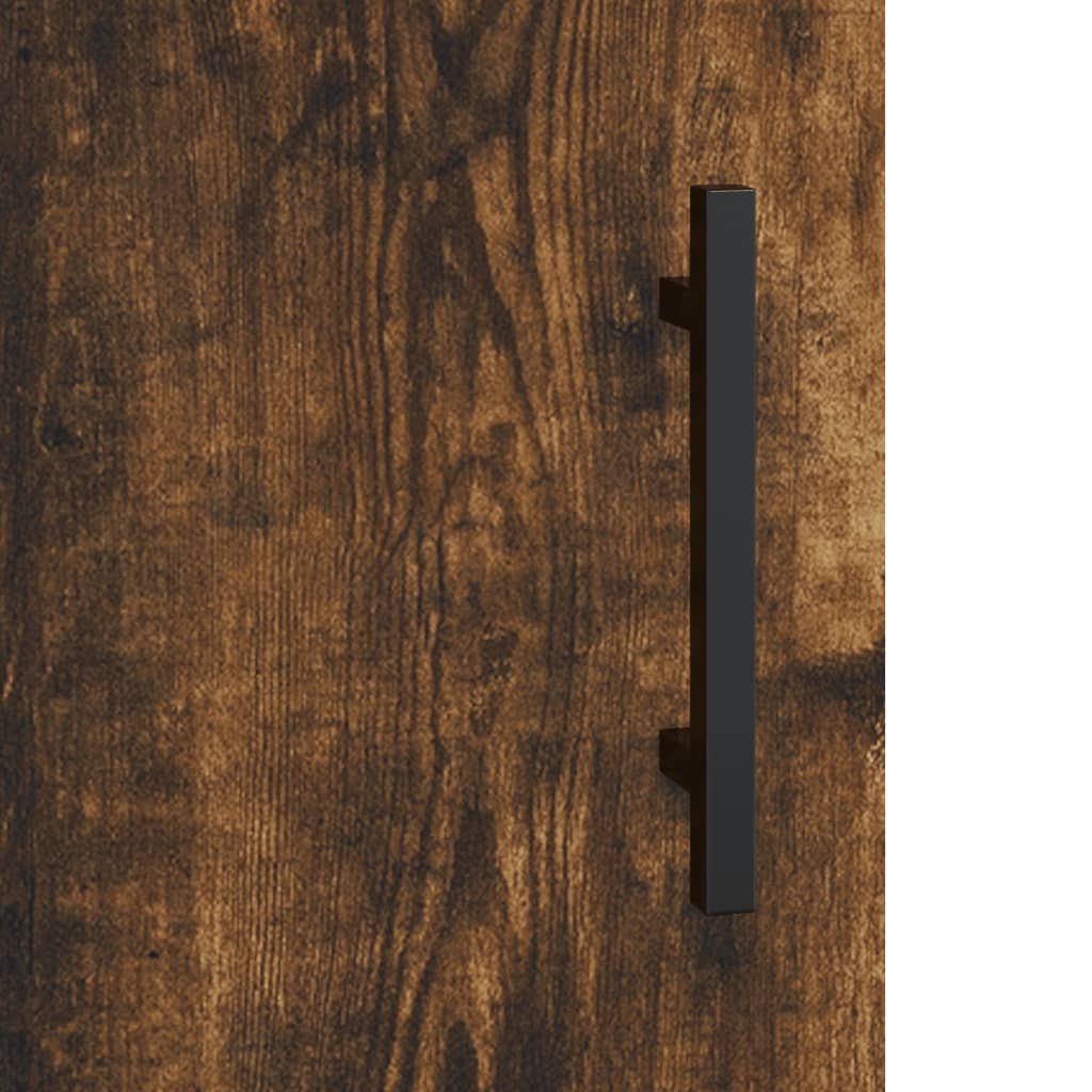 vidaXL Naktinės spintelės, 2vnt., dūminio ąžuolo, 40x40x50cm, mediena