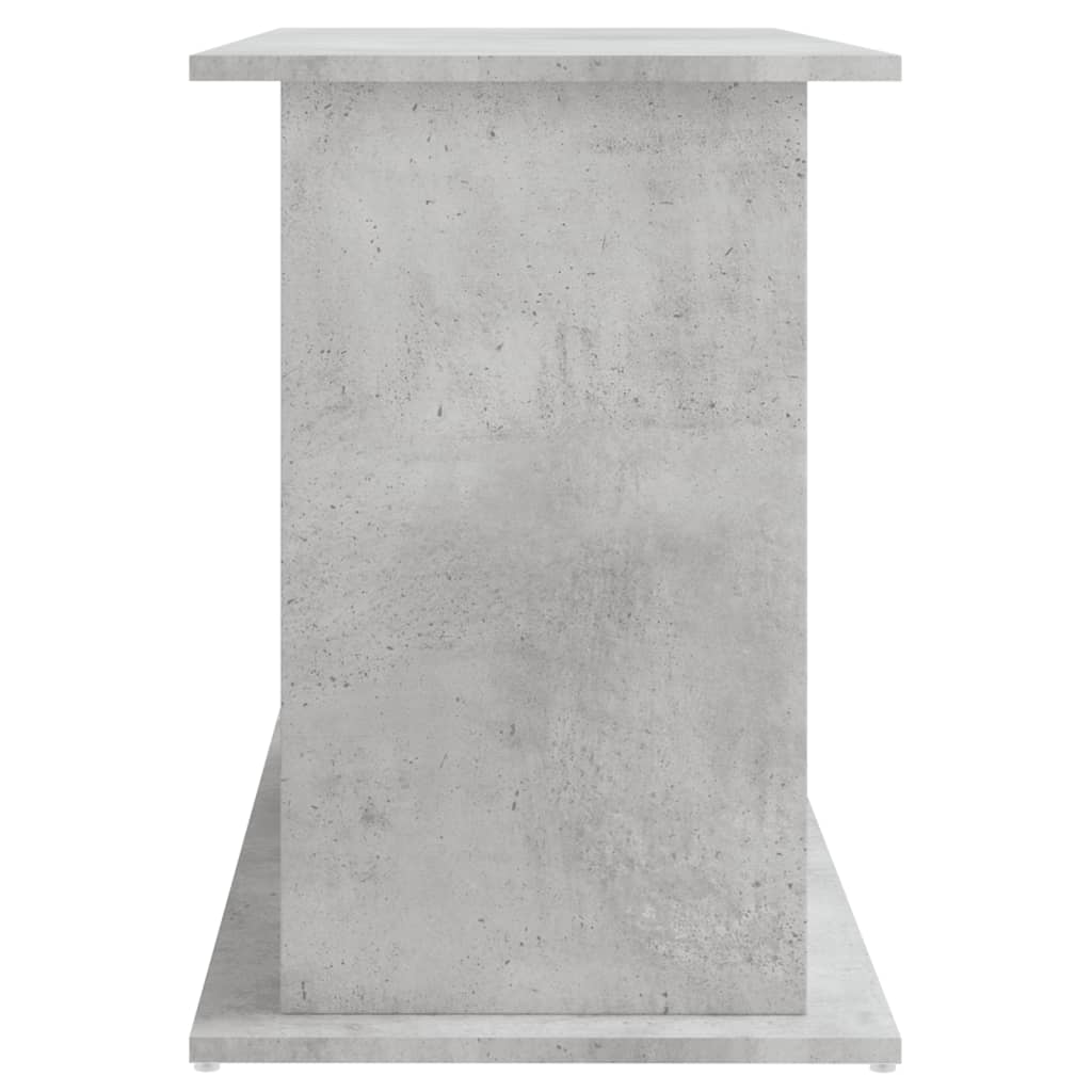 vidaXL Akvariumo stovas, betono pilkas, 101x41x58cm, apdirbta mediena