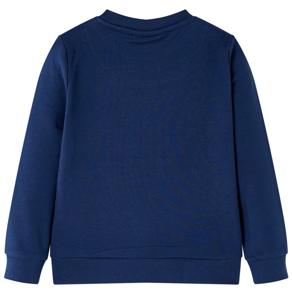 Vaikiškas sportinis megztinis, tamsiai mėlynos spalvos, 140 dydžio