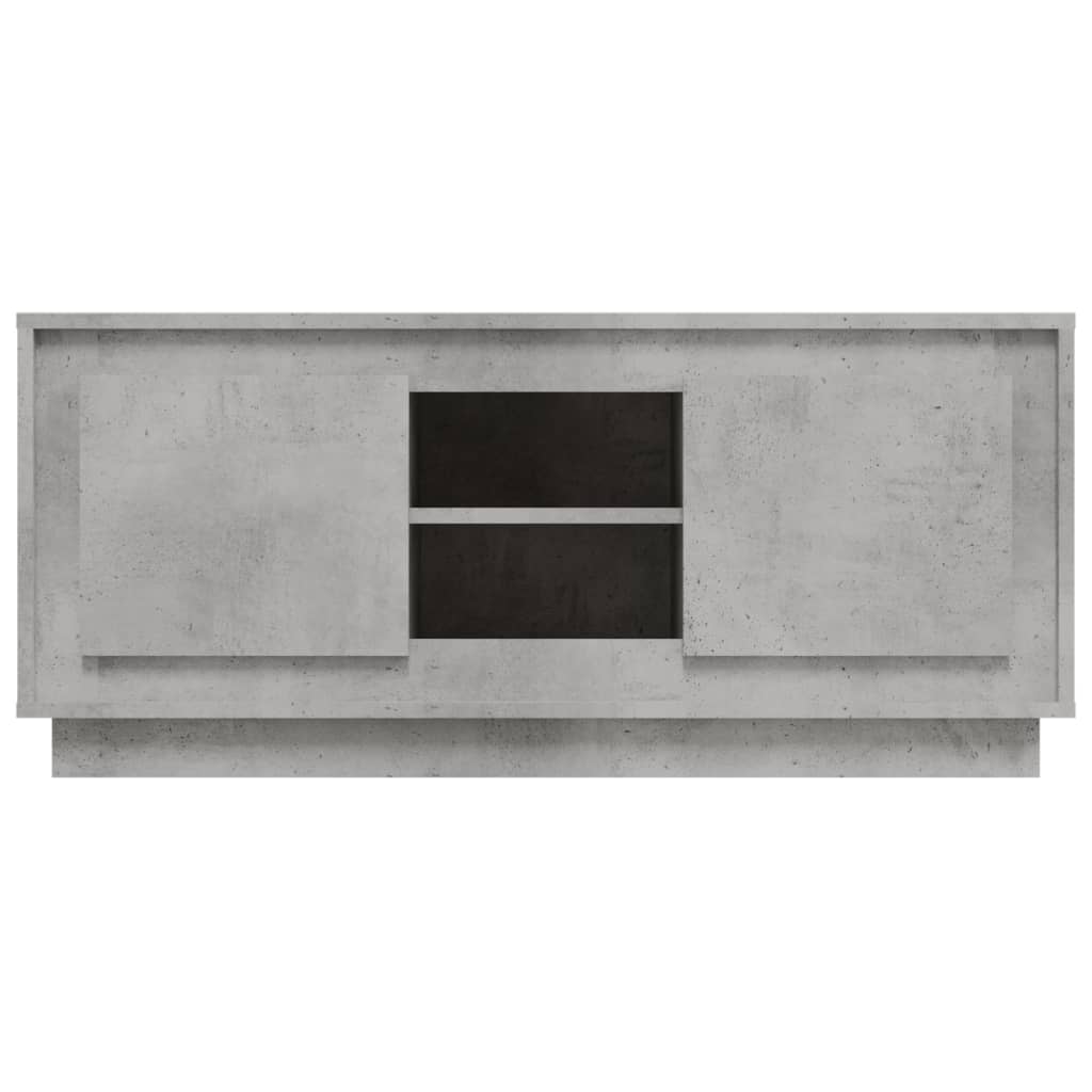 vidaXL Televizoriaus spintelė, betono pilka, 102x35x45cm, mediena