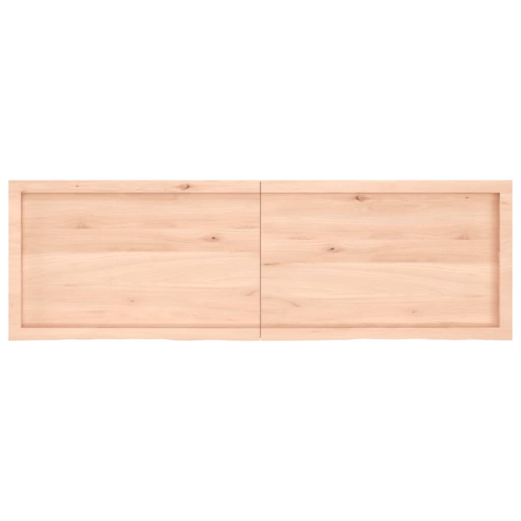 vidaXL Stalviršis, 160x50x(2–6)cm, neapdorotas ąžuolo medienos masyvas