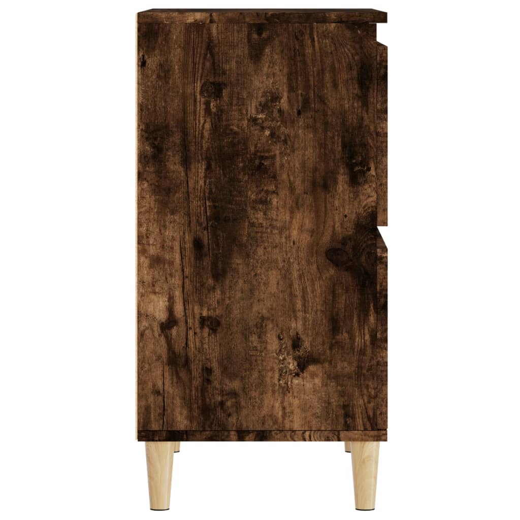 vidaXL Šoninė spintelė, dūminio ąžuolo, 60x35x70cm, apdirbta mediena