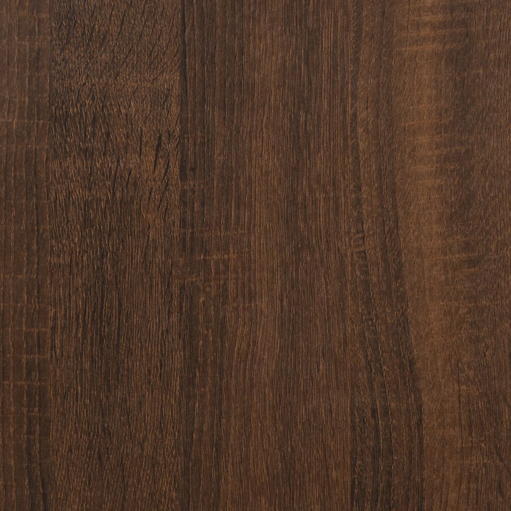 vidaXL Šoninis staliukas, rudas ąžuolo, 55x38x45cm, apdirbta mediena