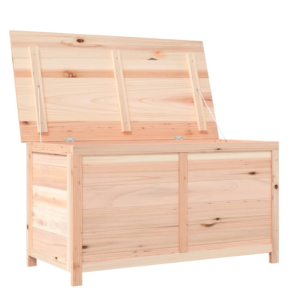 vidaXL Lauko dėžė pagalvėlėms, 100x50x56cm, eglės medienos masyvas