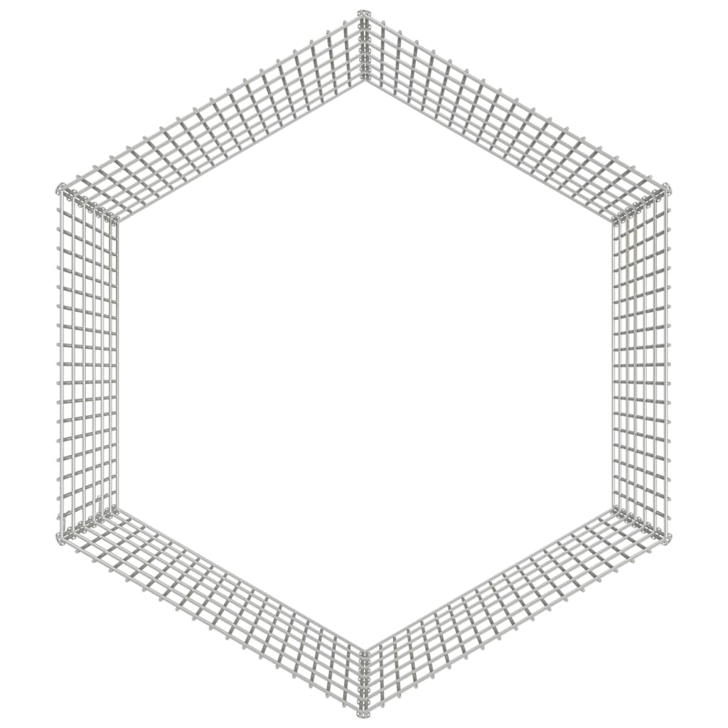 vidaXL Aptvaras gyvūnams, 6 segmentai, 54x60cm, galvanizuota geležis