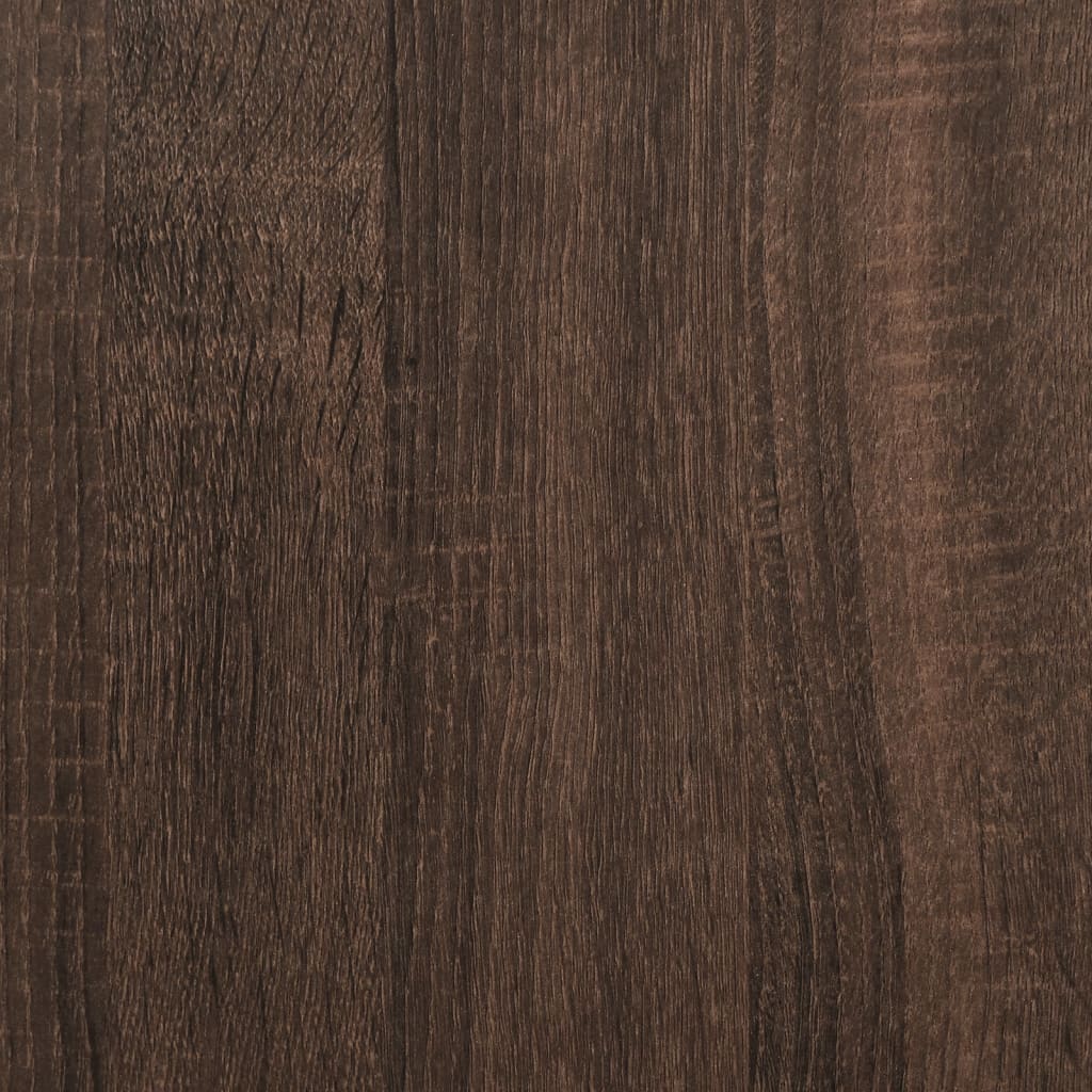 vidaXL Šoninė spintelė, ruda ąžuolo, 59x39x80cm, apdirbta mediena