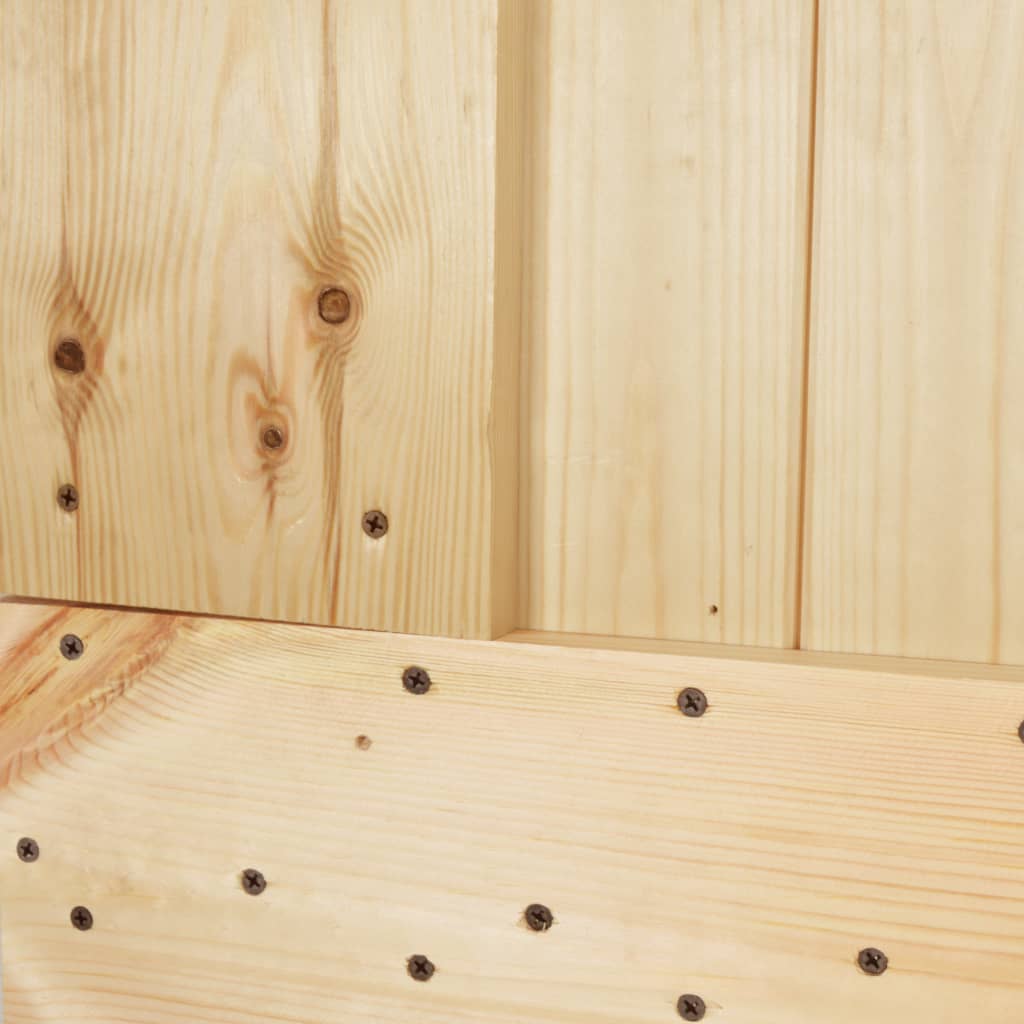 vidaXL Durys NARVIK, 100x210cm, pušies medienos masyvas