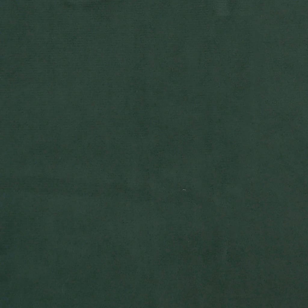 vidaXL Lova su spyruoklėmis ir čiužiniu, žalia, 120x200cm, aksomas