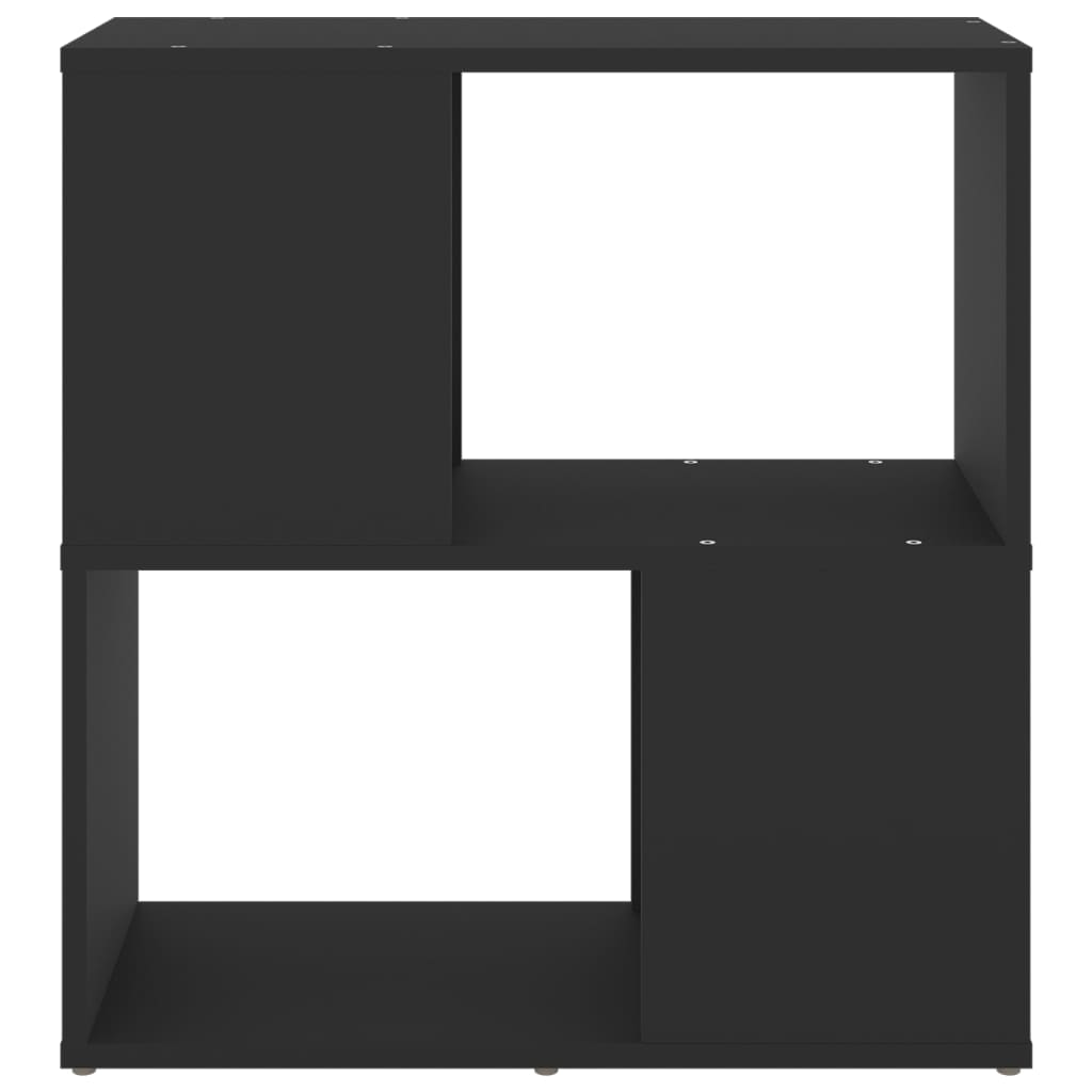 vidaXL Spintelė knygoms, juodos spalvos, 60x24x63cm, apdirbta mediena