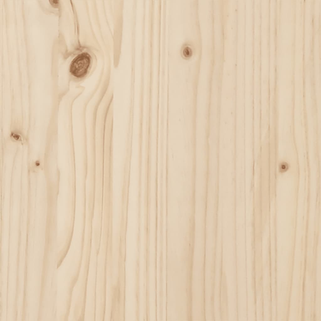 vidaXL Sodo lovelis, 80x80x45,5cm, pušies medienos masyvas
