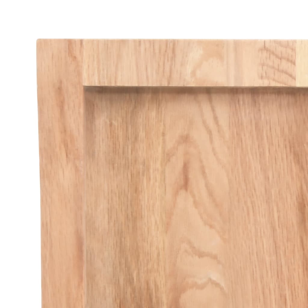 vidaXL Vonios stalviršis, šviesiai rudas, 120x60x(2-6)cm, mediena